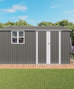 12x10 FT Outdoor Metal Storage Shed