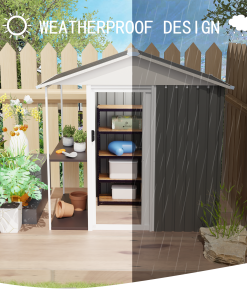 6x4 FT Outdoor Storage Shed