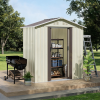 5x3 FT Metal Garden Shed