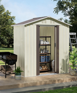 5x3 FT Metal Garden Shed