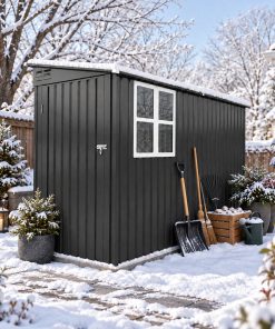 4x9 FT Outdoor Metal Storage Shed