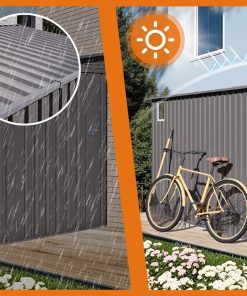 4x9 FT Metal Lean to Shed